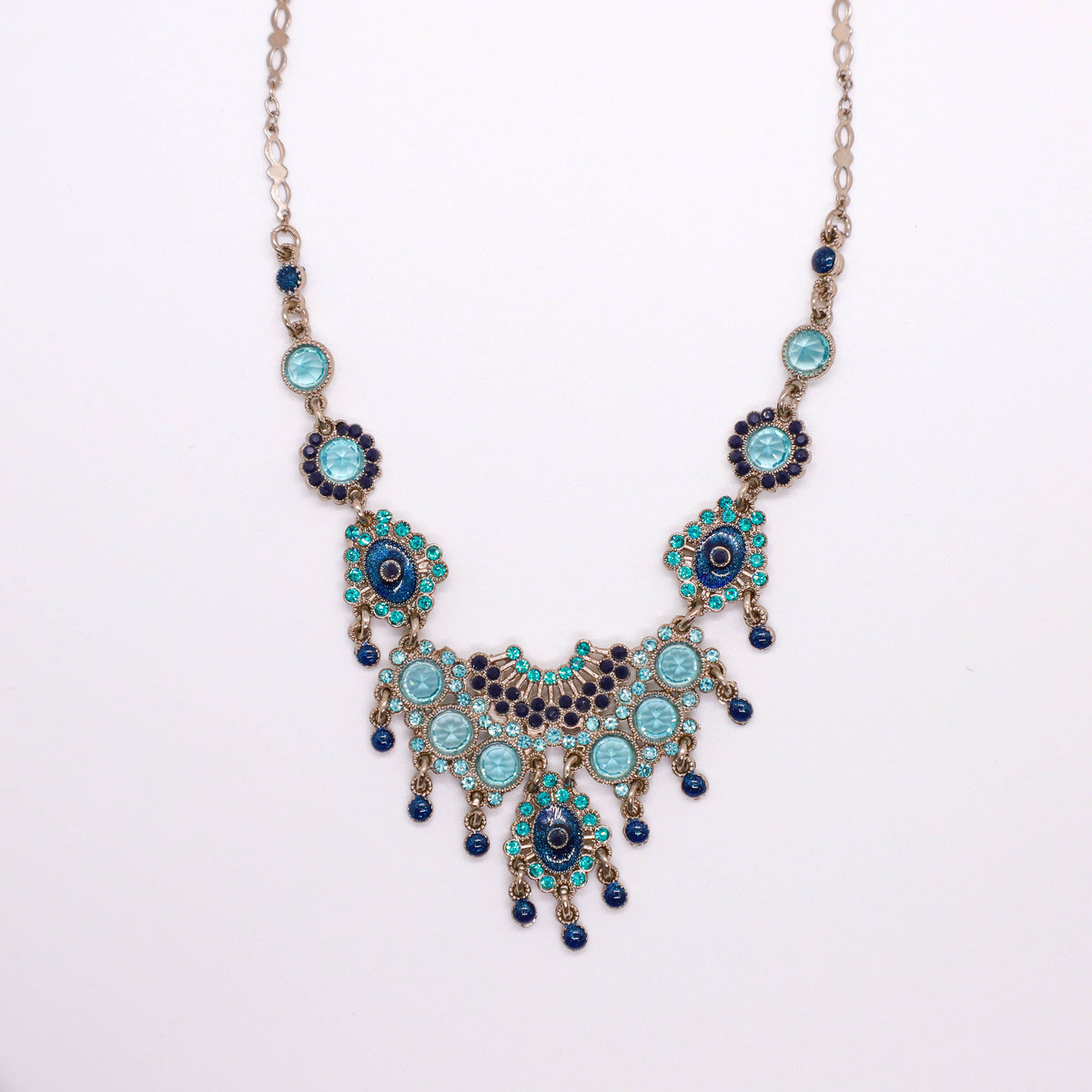Collier smalto e cristalli